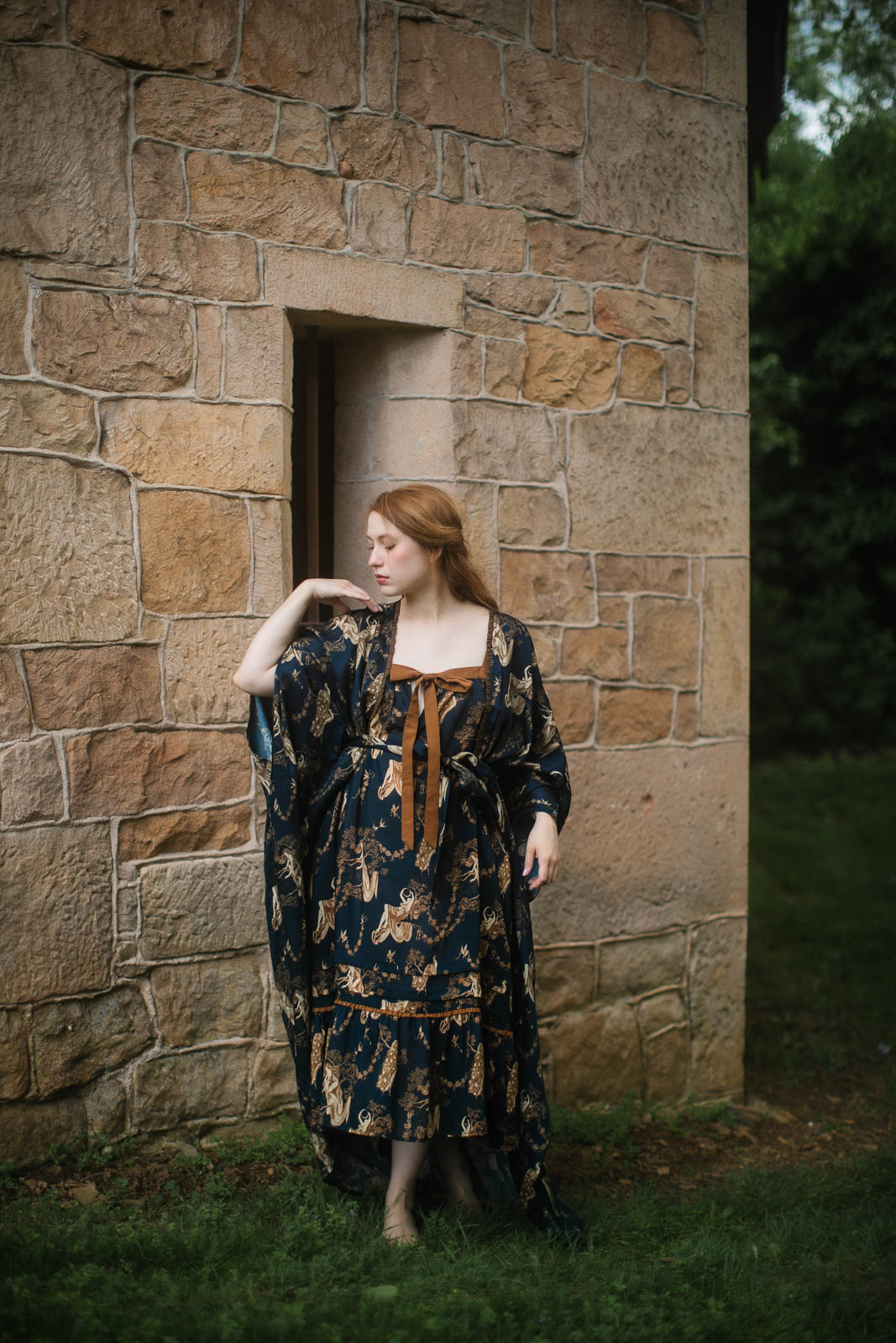 helena nightgown | midnight forest