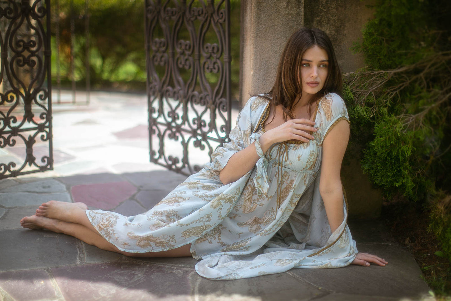 jessica nightgown | blue gold