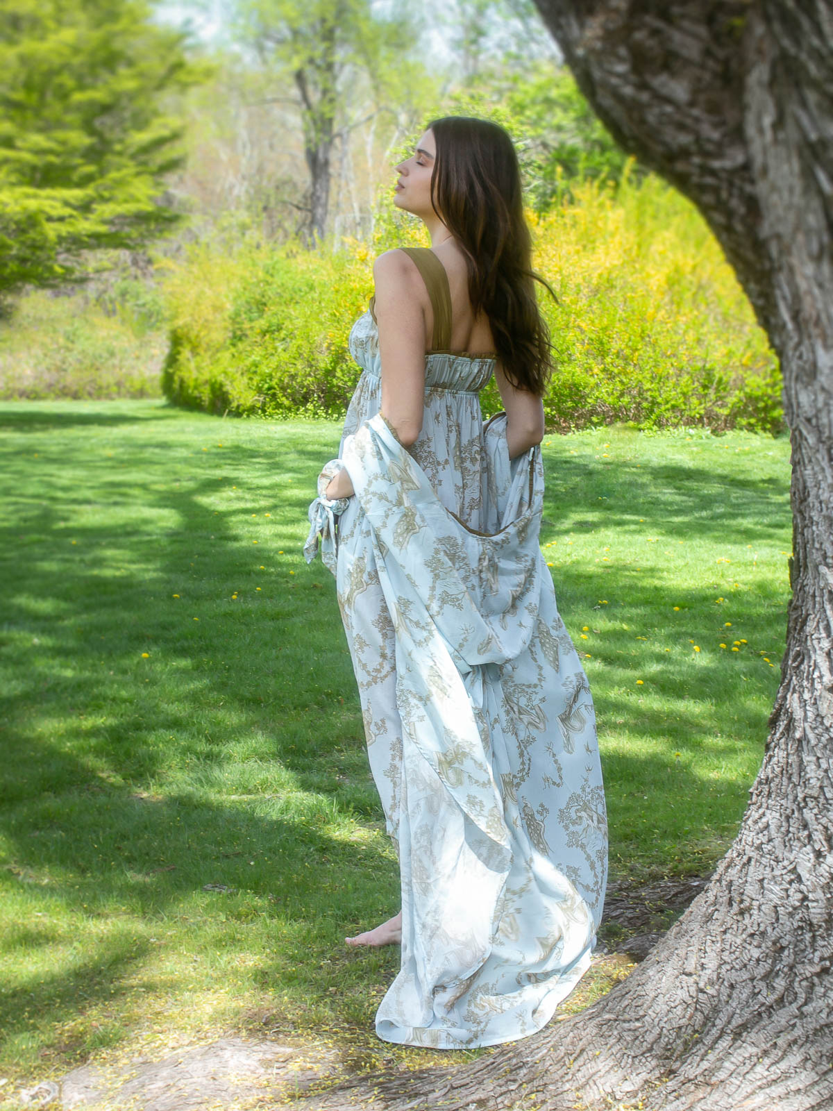 phaedra nightgown | blue gold