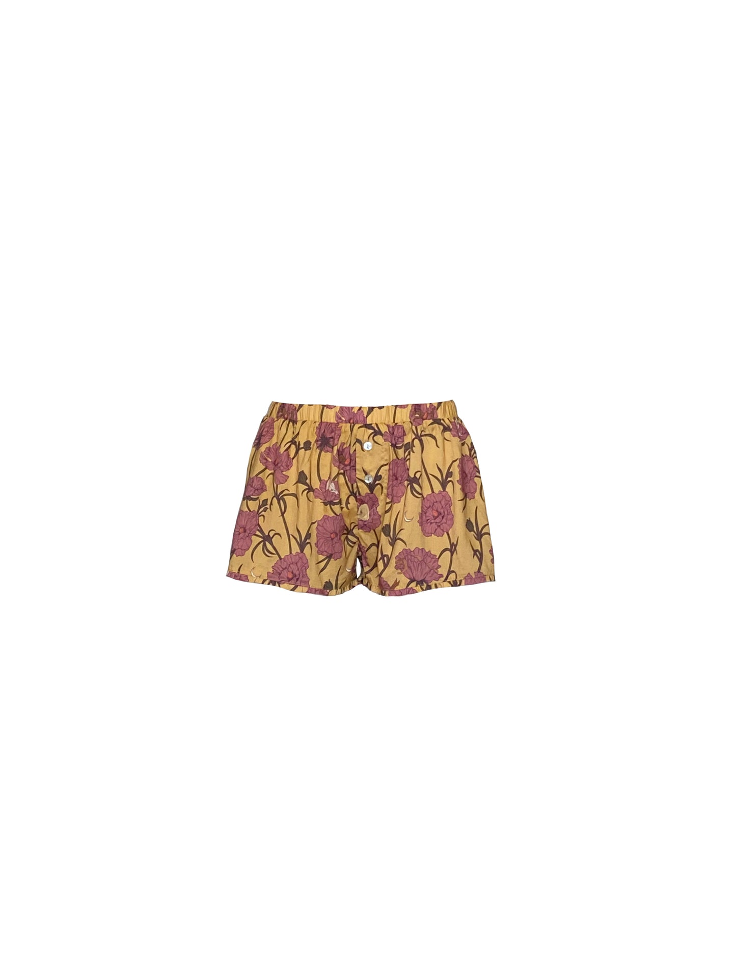 delphine short | yellow