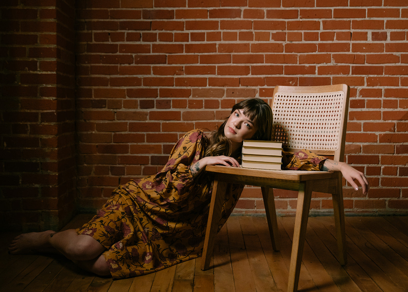 Till Blush Of Night luxury loungewear / pyjama nightgown style made out of lightweight Tencel eco-friendly fabric in yellow and pink colorway