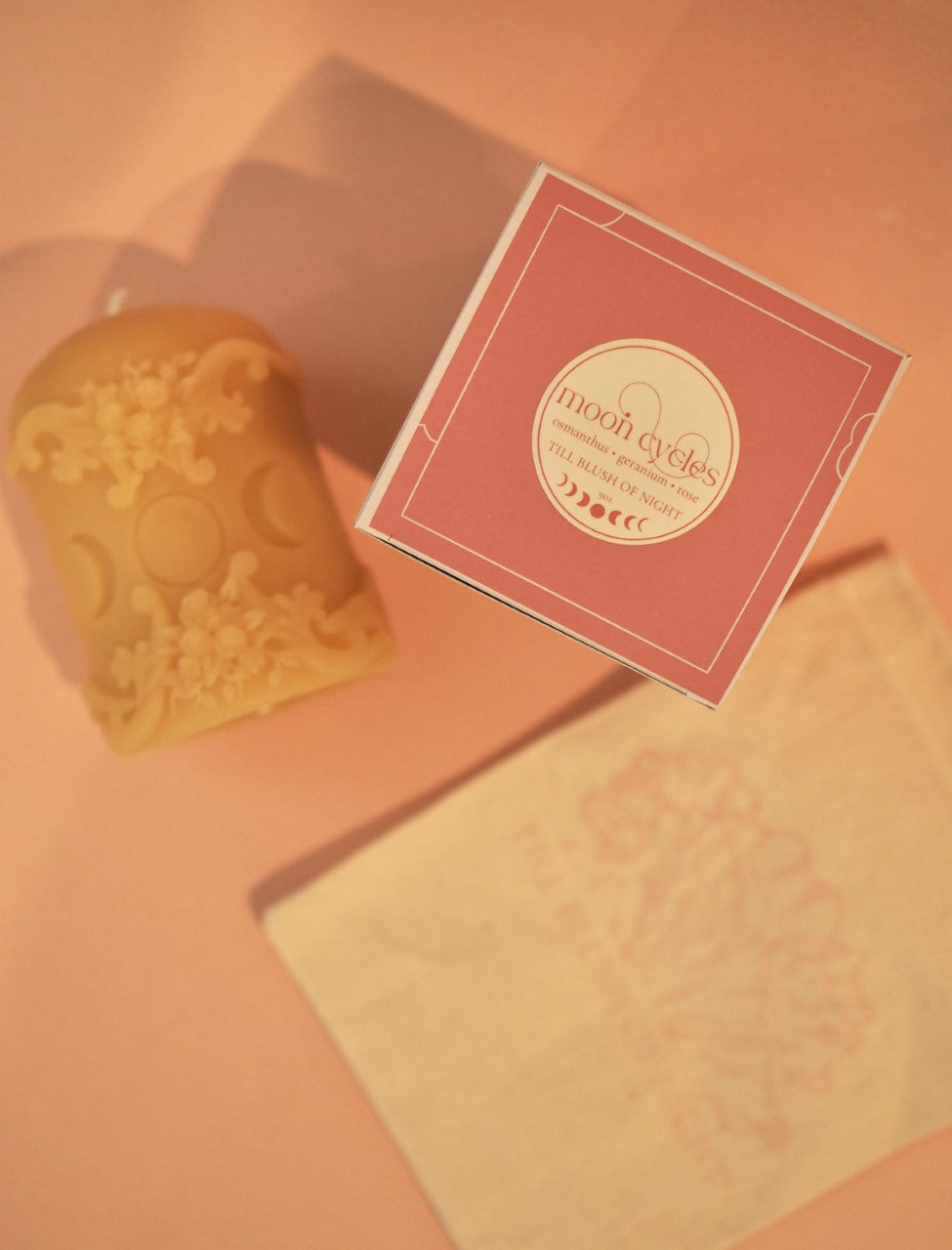 moon cycles candle