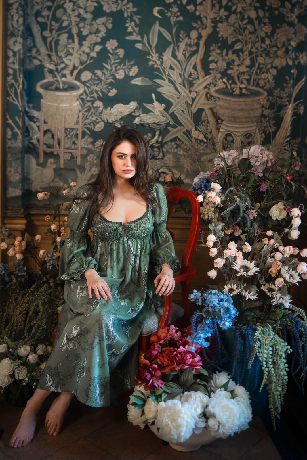 georgiana nightgown | sage