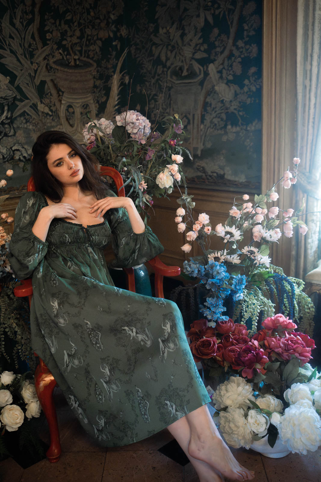 georgiana nightgown | sage