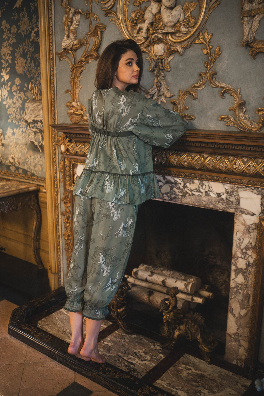 genevieve pant | sage