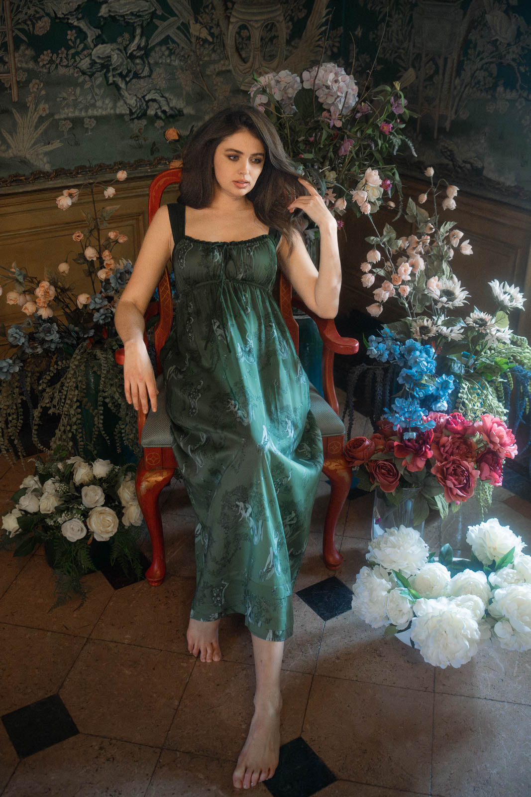 phaedra nightgown | sage