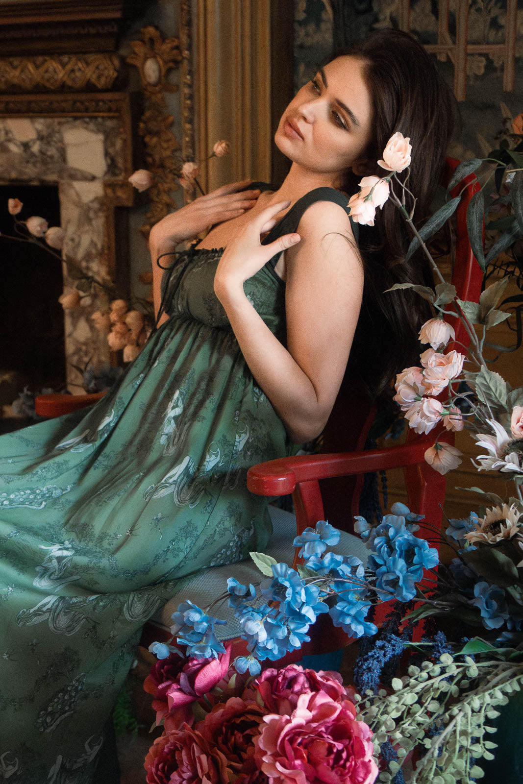 phaedra nightgown | sage