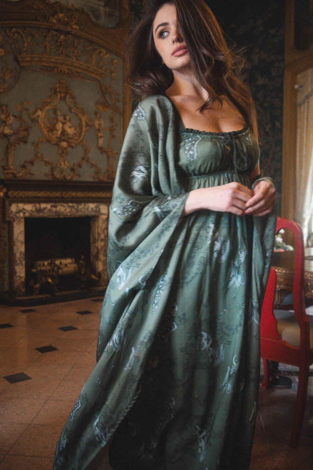 phaedra nightgown | sage