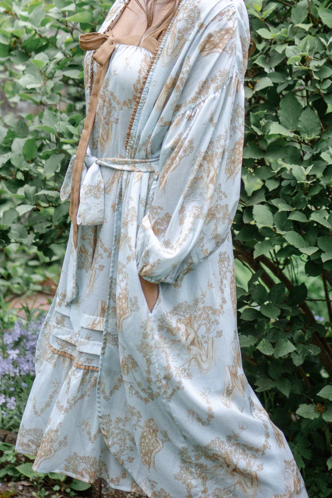 helena nightgown | blue gold