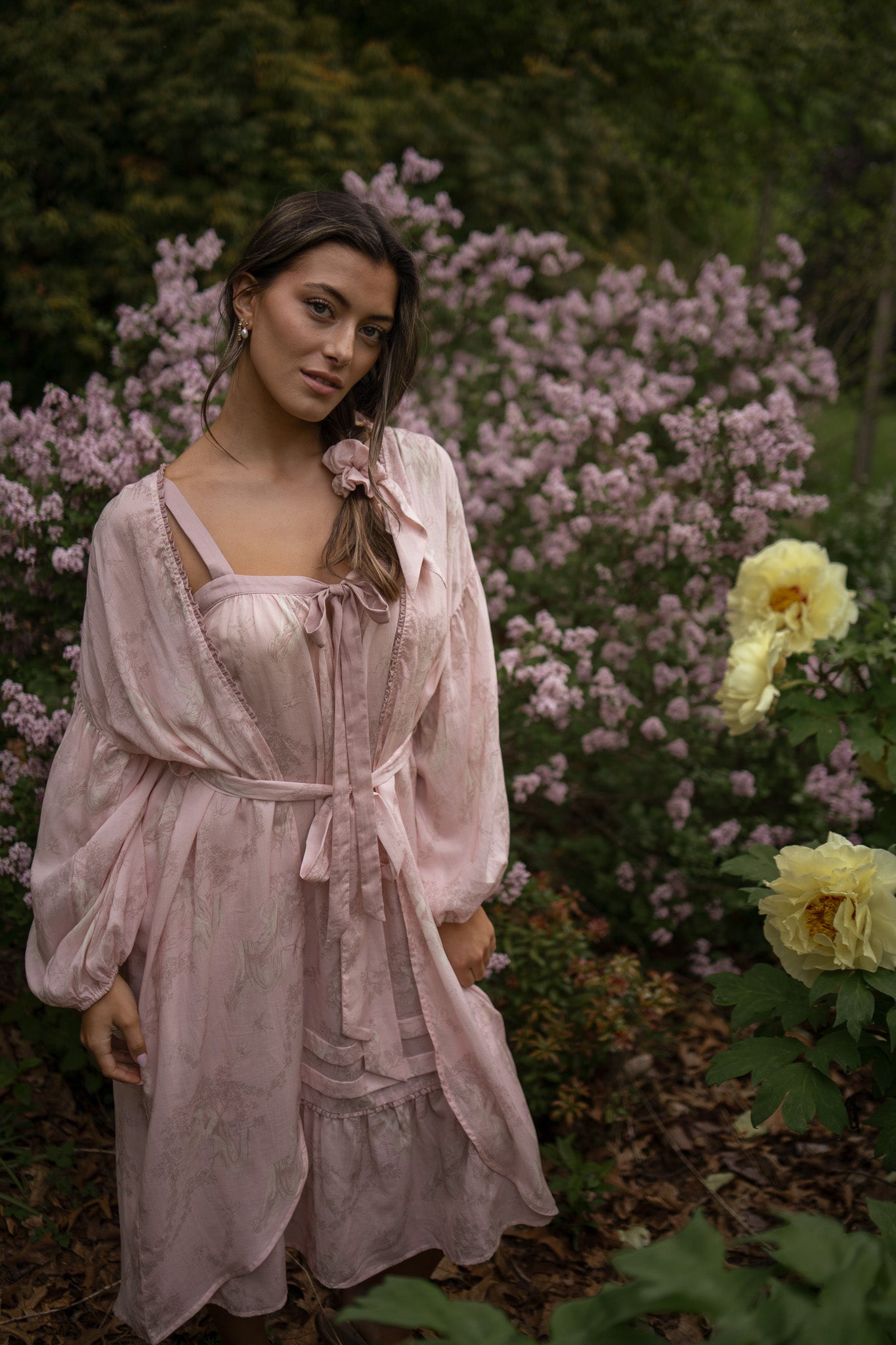 calliope robe | petal pink