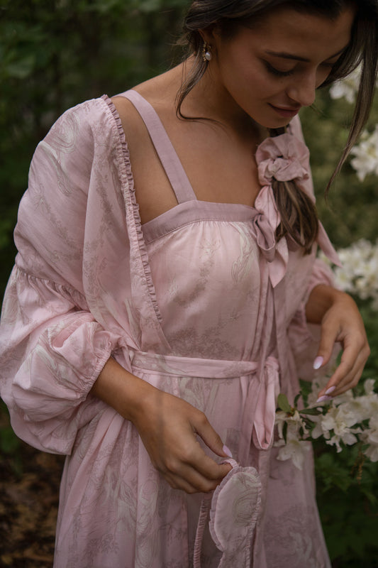 calliope robe | petal pink