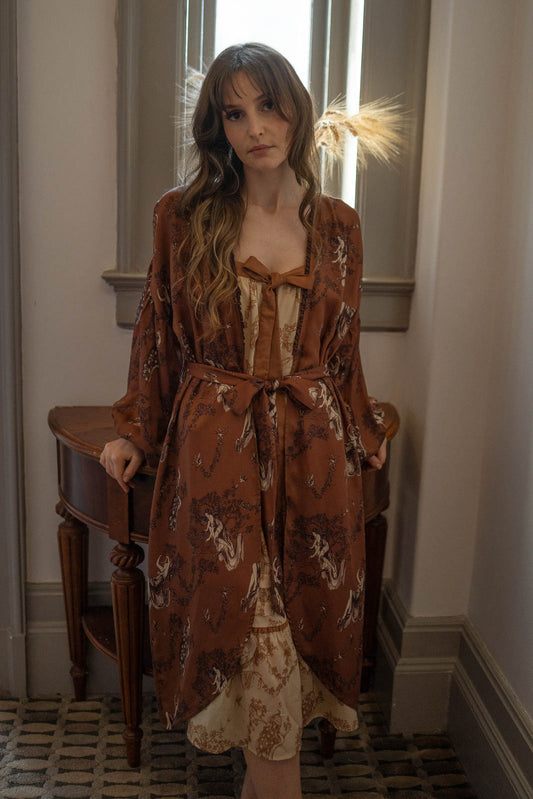 tallulah robe | chestnut