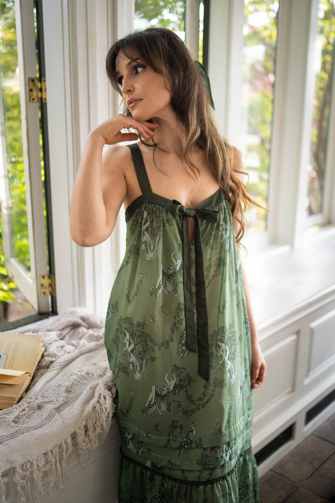 helena nightgown | sage