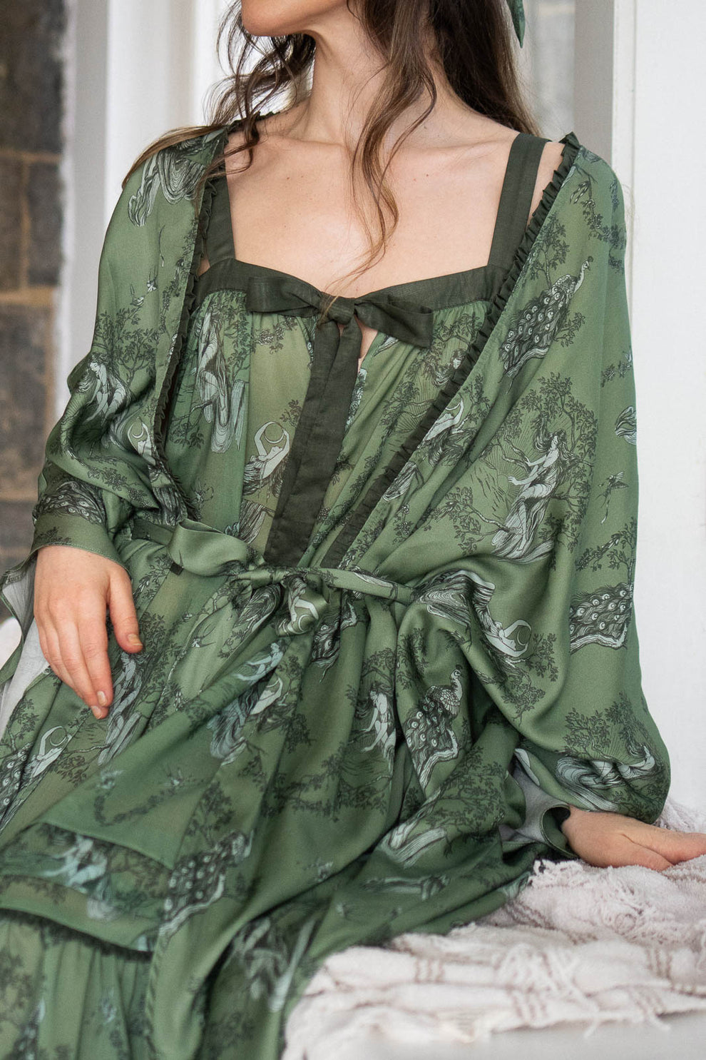 seraphina robe | sage – Till Blush Of Night