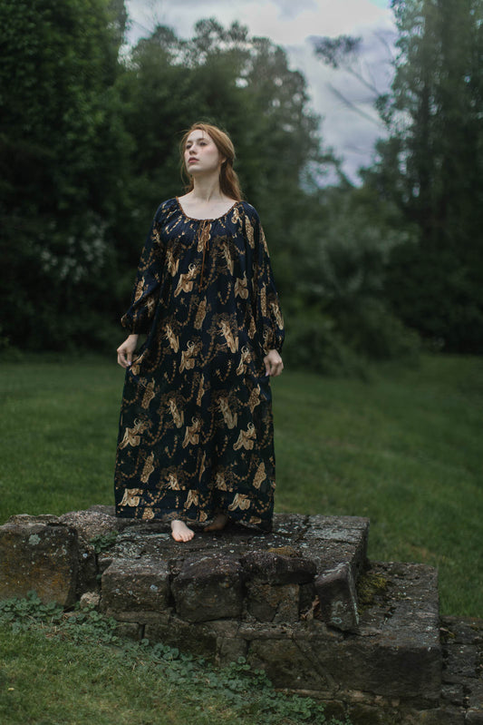 giulia nightgown | midnight forest