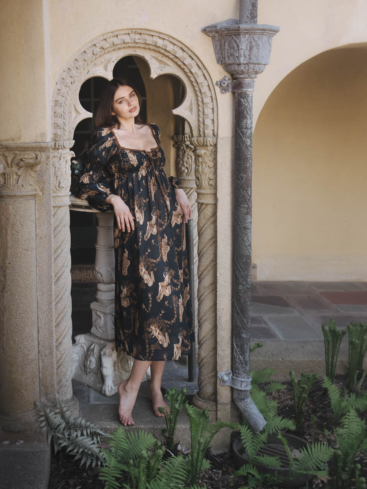 georgiana nightgown | midnight forest – Till Blush Of Night