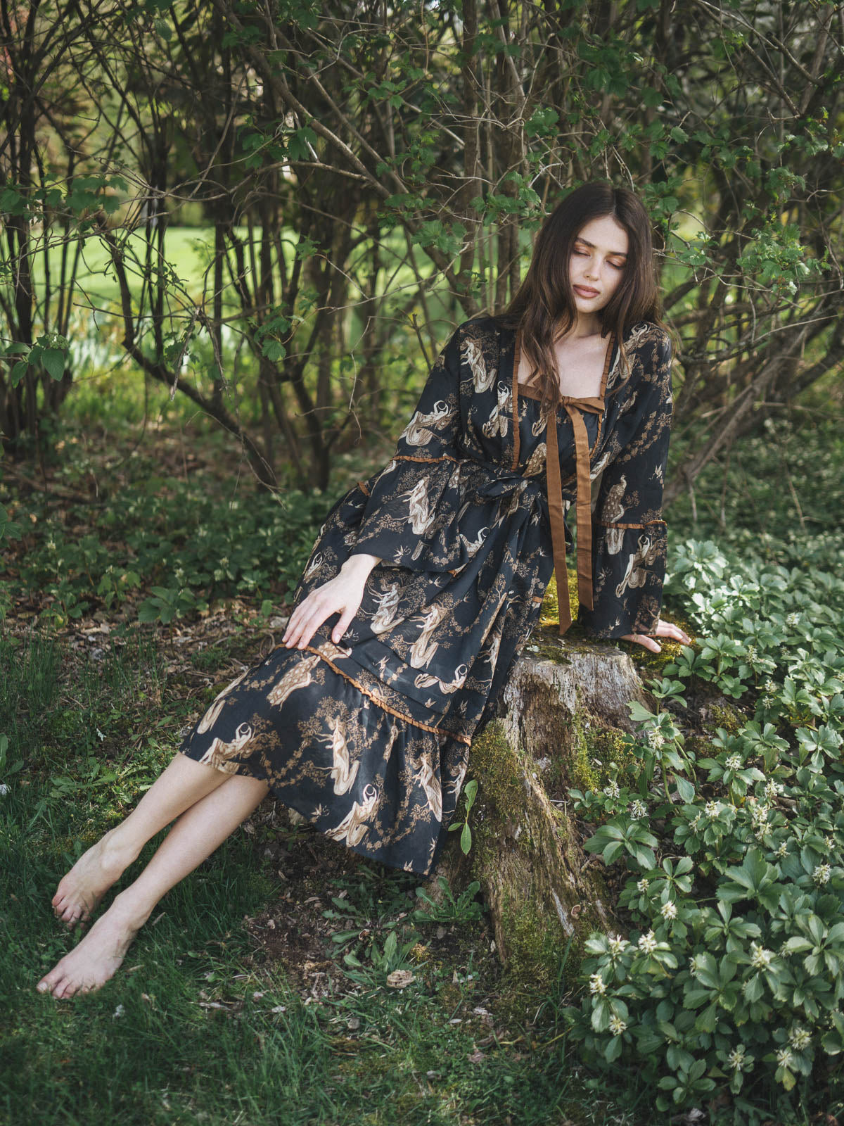 lilibeth robe | midnight forest