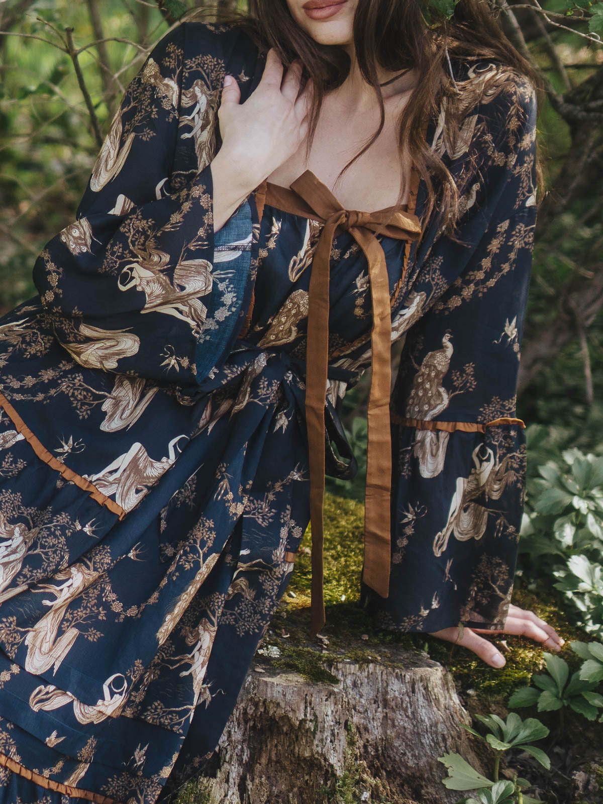 helena nightgown | midnight forest