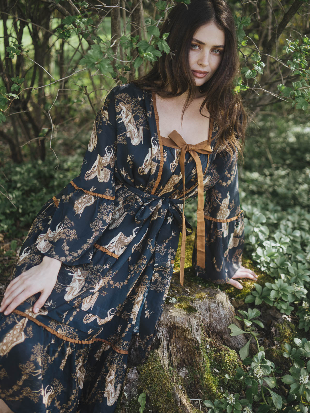 lilibeth robe | midnight forest